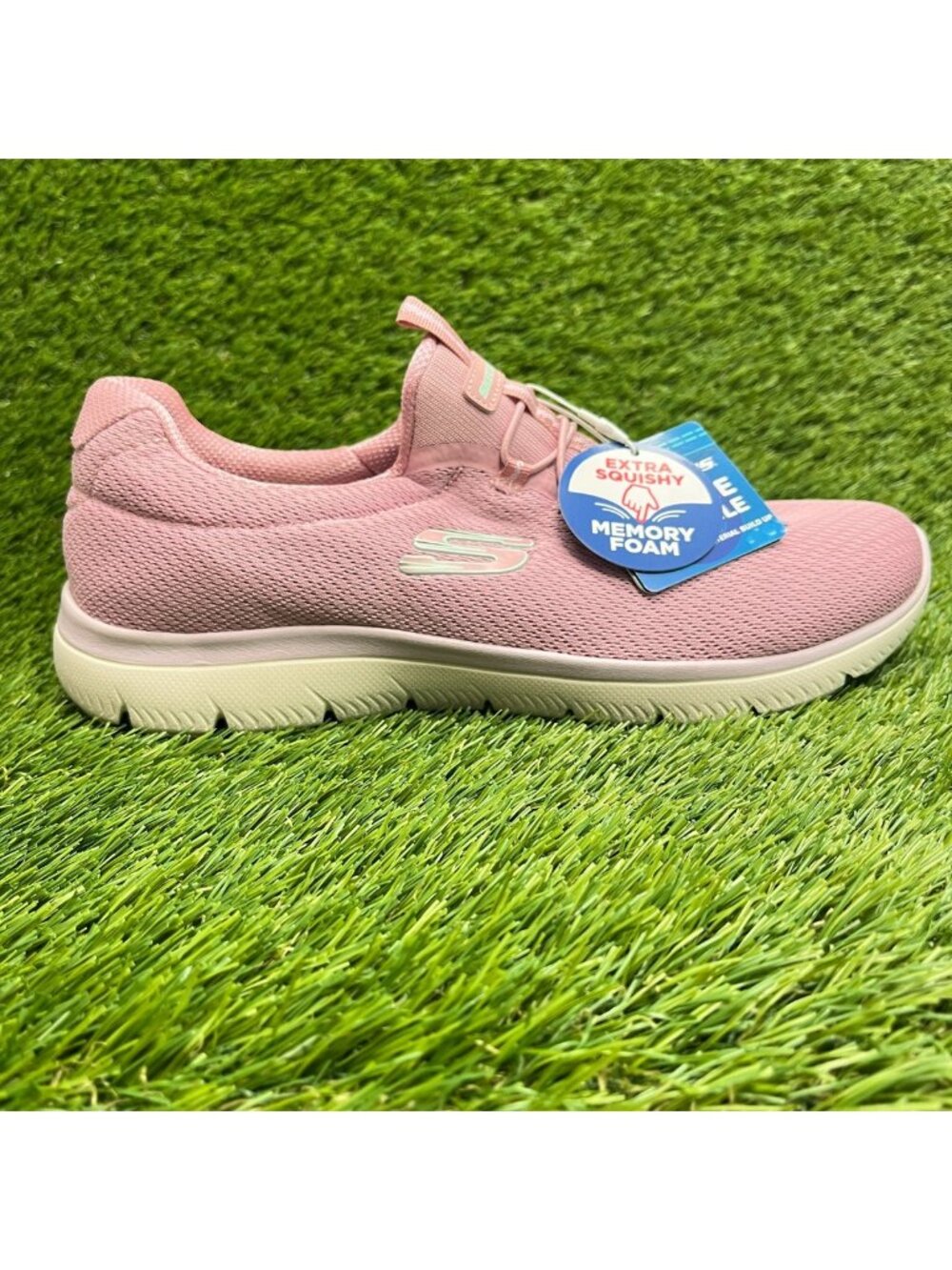 Skechers Summits Summer Blush Womens Size 9.5 Pink Athletic Shoes Sneakers